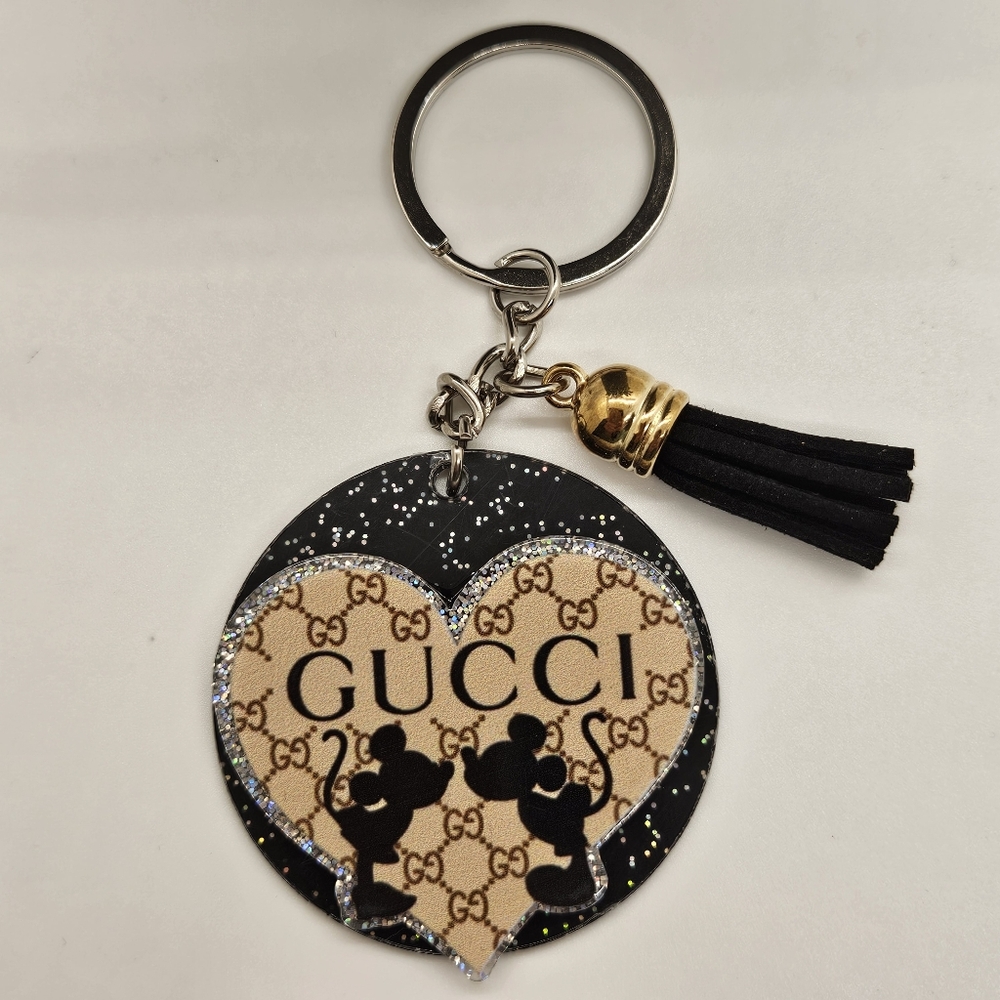 New Glitter Keychain